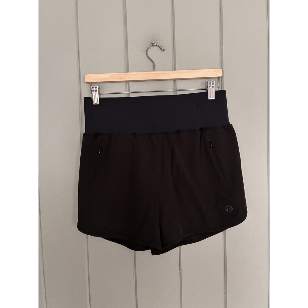 Waggle Women's Golf Shorts M Medim Pull On Elastic Wide Waistband Black